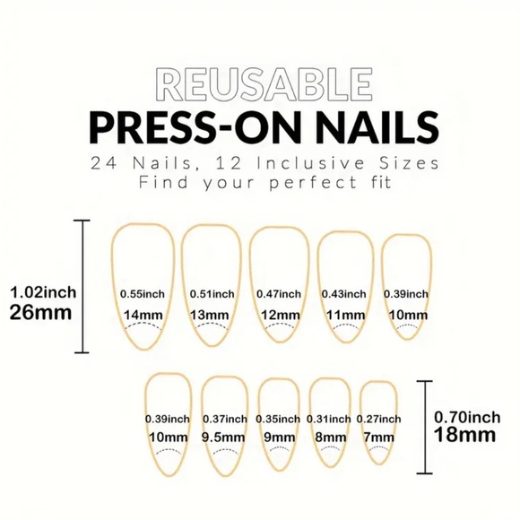 🍒🍒 Green Heart Press On Nails 24 Pieces❗️Final Price❗️ - Picture 3 of 7